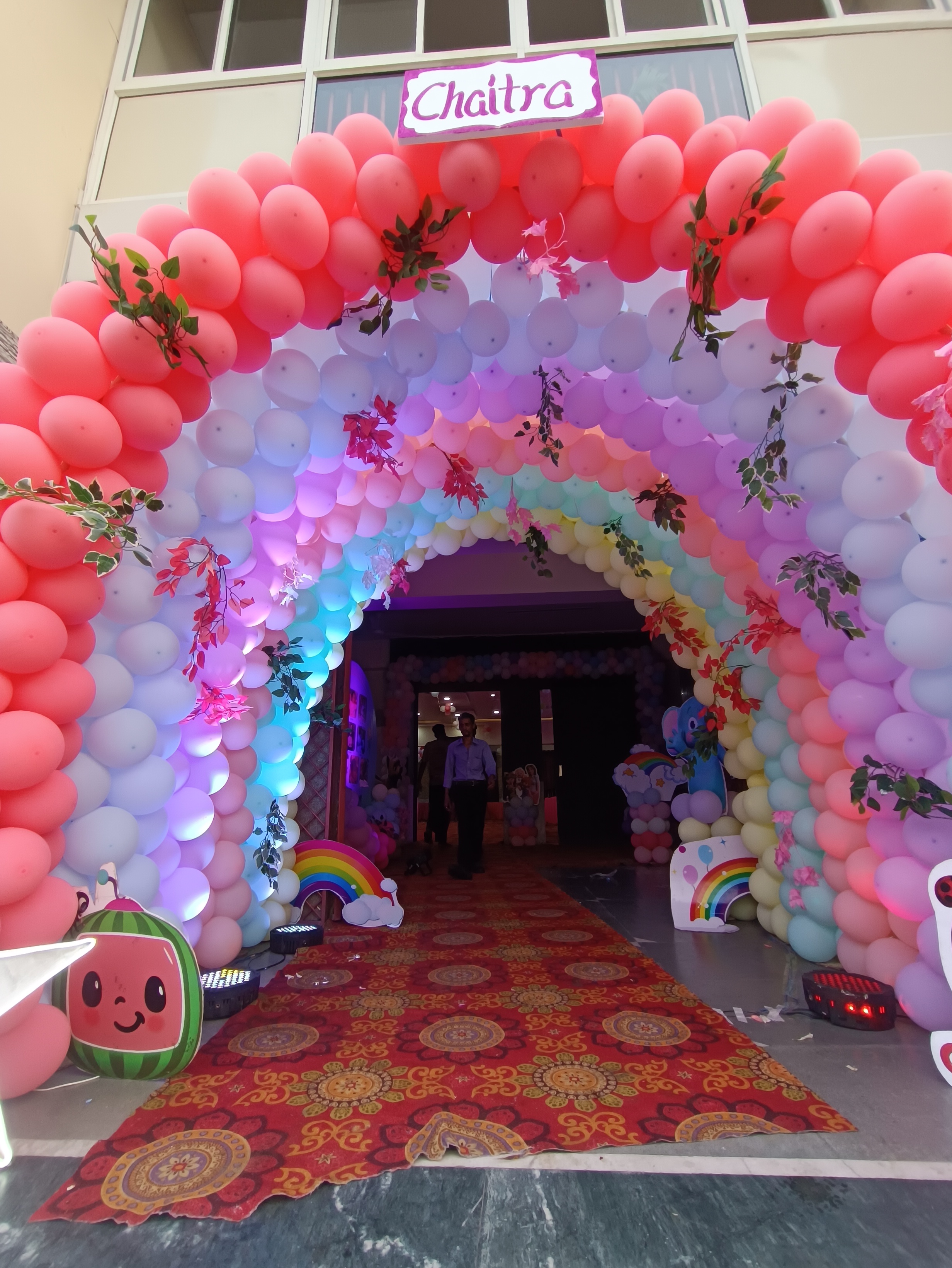 The Perfect Birthday Welcome Tunnel