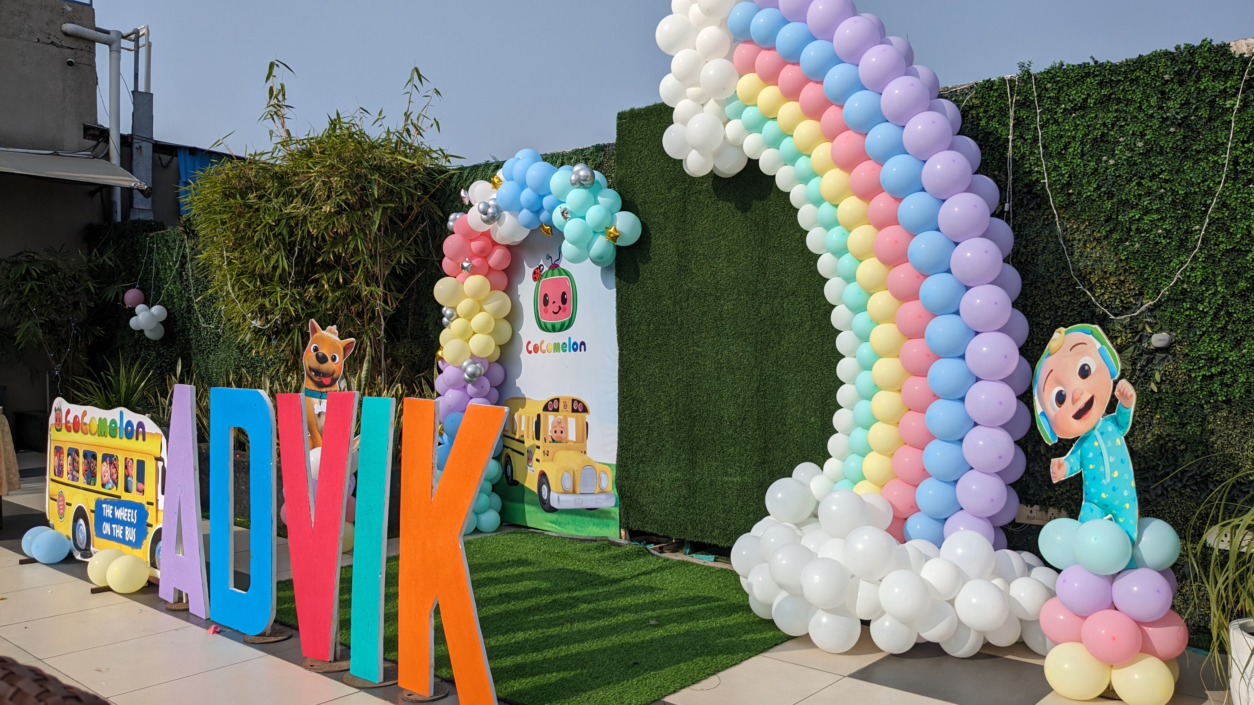 Cocomelon Birthday Theme Decor