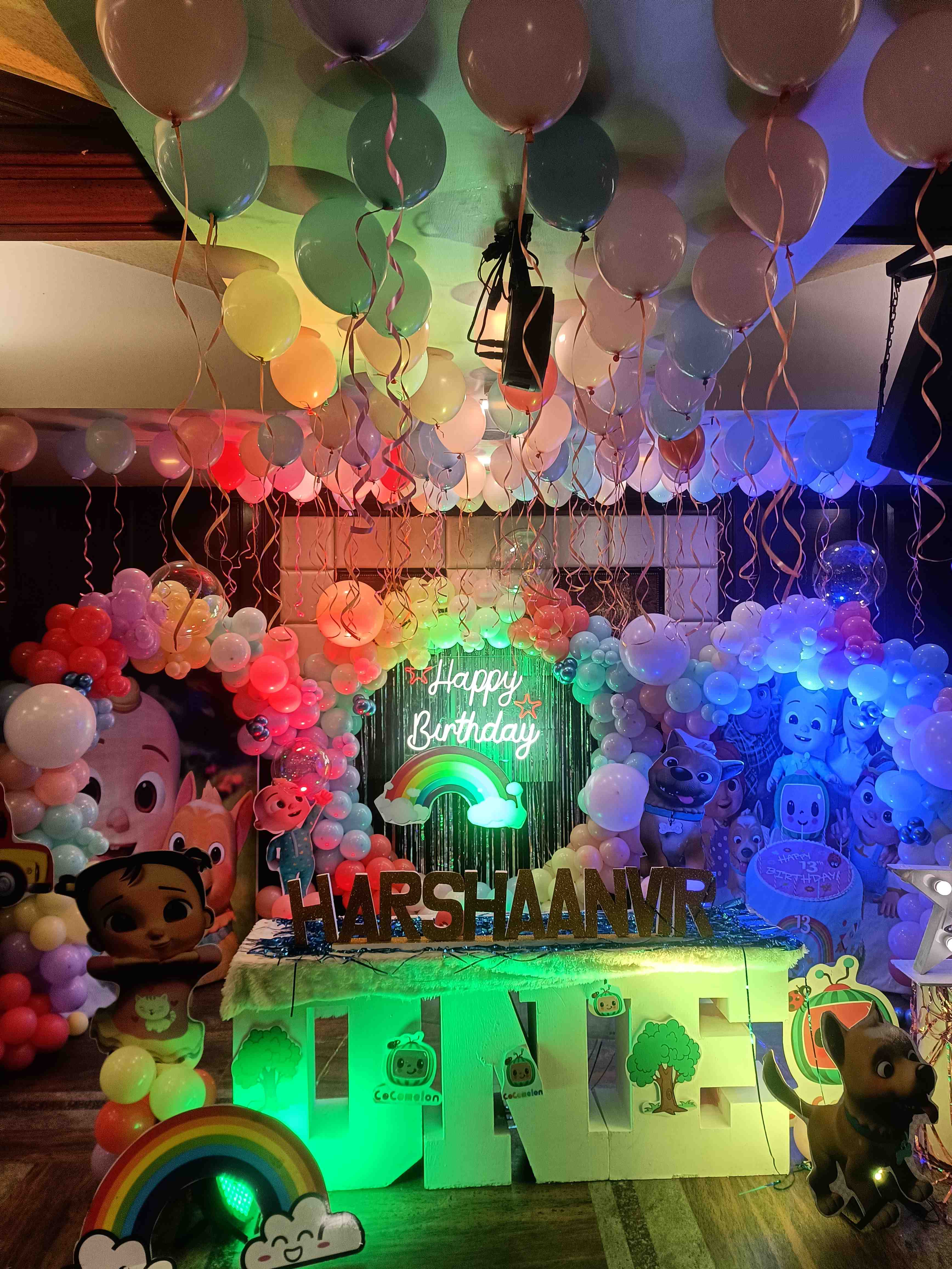 Romantic Balloon Arch for Anniversary