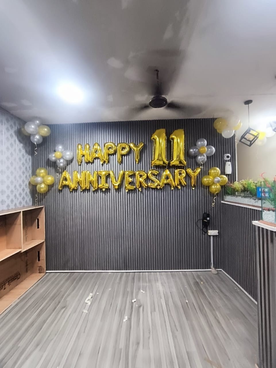 Simple Elegant Wedding Anniversary Setup
